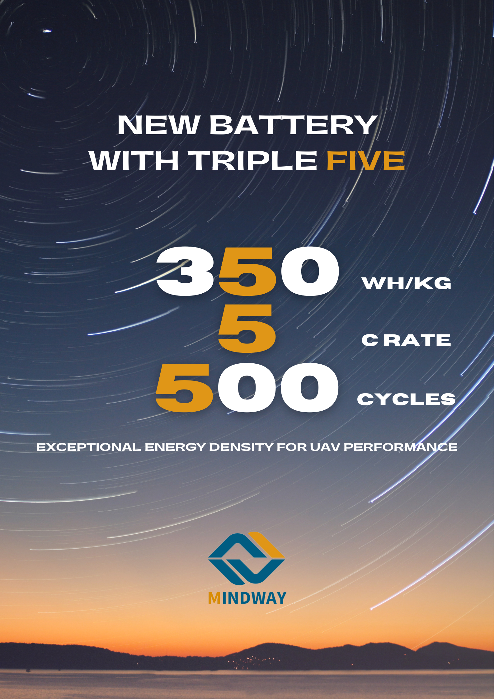 350Wh/kg高能量密度电池——开启无人机电池新纪元