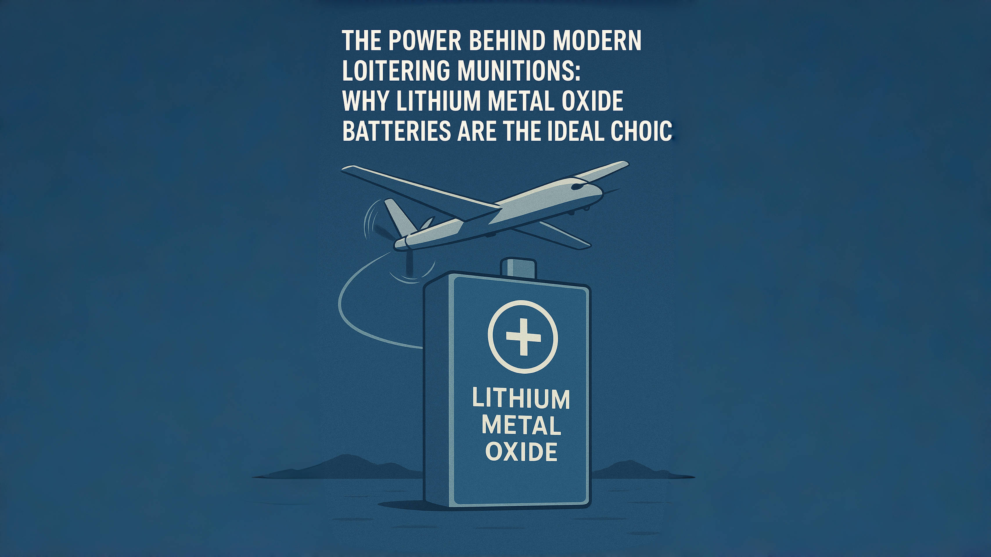 The Power Behind Modern Loitering Munitions: Why Lithium Metal Oxide Batteries Are the Ideal Choice